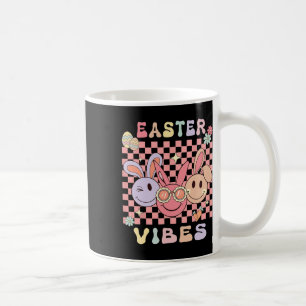 Happy Easter Vibes Bunnies Kids Toddler Girl Boys  Coffee Mug