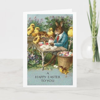 Happy Easter! Victorian Easter Greeting Card