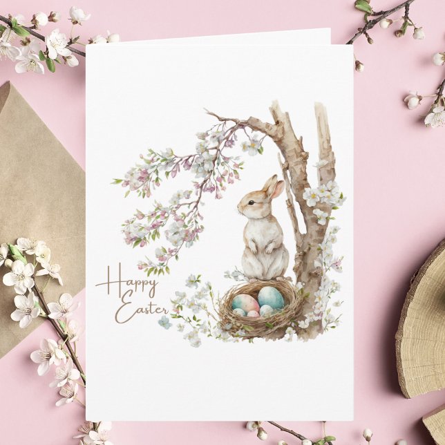 Happy Easter Watercolor Card (Creator Uploaded)