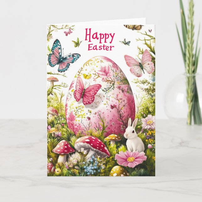 Happy Easter Wishes Card (Front)