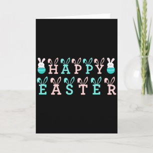Happy Easter Wishes Funny Bunny Easter T Shirt Card