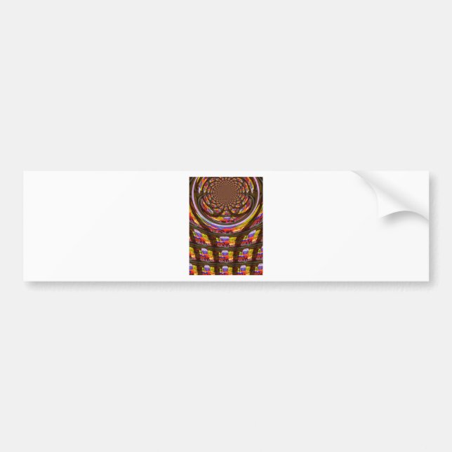 Happy Easter wishes Greetings Seamless graphics ar Bumper Sticker (Front)