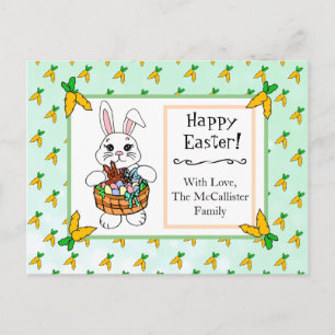 Happy Easter Wishes Personalised Postcard