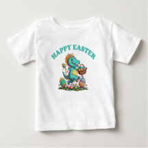 HAPPY EASTER with BABY DINOSAUR