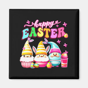 Happy Easter With My Gnomies Groovy Bunny Gnome Ea Magnet