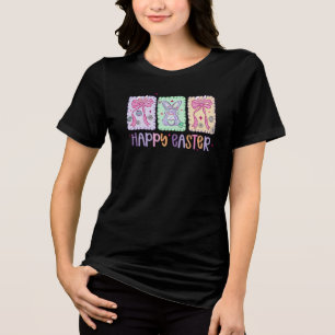 Happy Easter Womens Tri-Blend Shirt