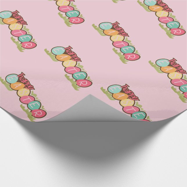 Happy Easter Wrapping Paper (Corner)