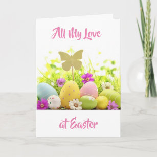 HAPPY **EASTER** YOU MEAN **THE WORLD** TO ME HOLI HOLIDAY CARD
