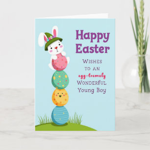 Happy Easter Young Boy Card