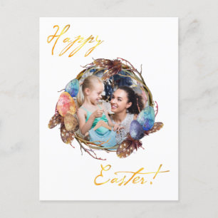 Happy Easter. Your photo. Personalise. Postcard