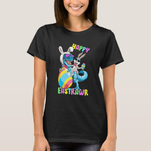 Happy Eastrawr Bunny Dinosaur Cute Eggs Men Women T-Shirt