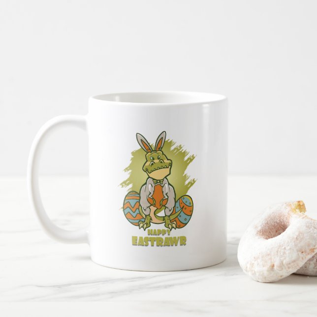 Happy Eastrawr | Classic Mug #11 (With Donut)