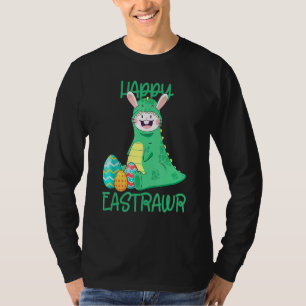 Happy Eastrawr Easter Bunny With Trex Dinosaur Egg T-Shirt