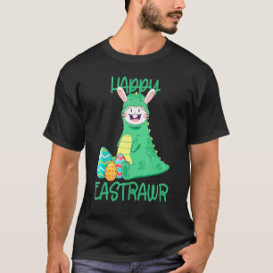 Happy Eastrawr Easter Bunny With Trex Dinosaur Egg T-Shirt