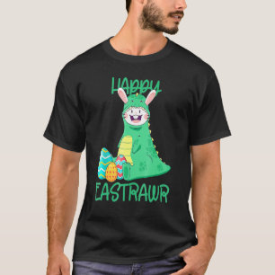 Happy Eastrawr Easter Bunny With Trex Dinosaur Egg T-Shirt