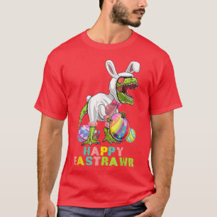 Happy Eastrawr Funny T Re Dinosaur Easter Bunny Eg T-Shirt