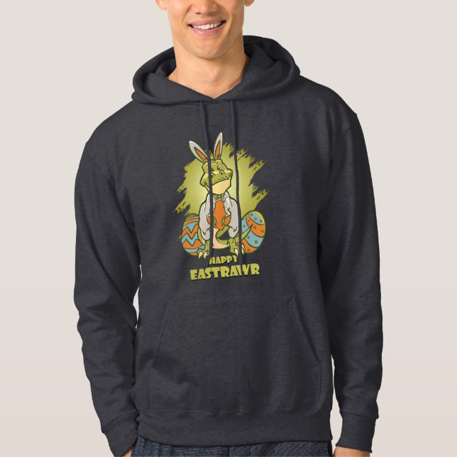Happy Eastrawr | Men's Hoodie (Front)