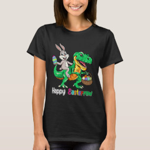 Happy Eastrawr Rex Dinosaur Easter Bunny Egg Kids T-Shirt