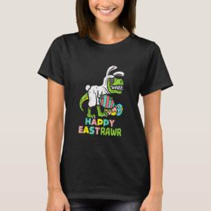 Happy Eastrawr Trex Easter Bunny Egg Funny Dinosau T-Shirt