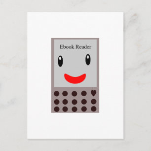 Happy Ebook Reader 1 Postcard