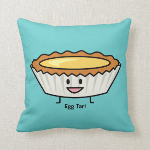 Happy Egg Tart Custard crust Chinese dessert Cushion