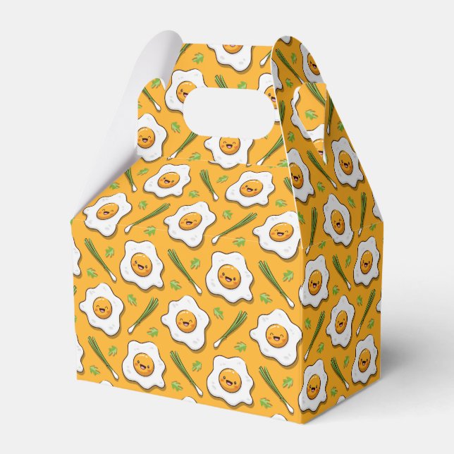 Happy Eggs Breakfast Favour Box (Front Side)