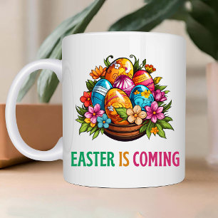 Happy Eggster - Easter Eggs Hunt Two-Tone Coffee Mug