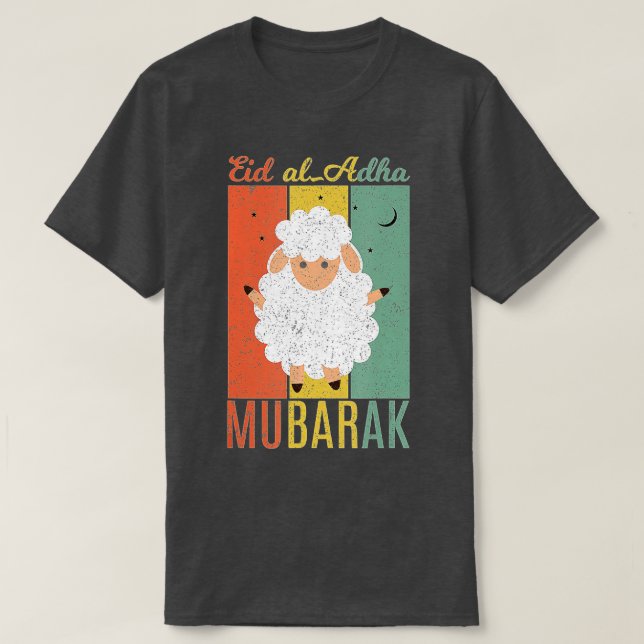 Happy Eid Al Adha Mubarak for Muslim Happy Eid Day T-Shirt (Design Front)