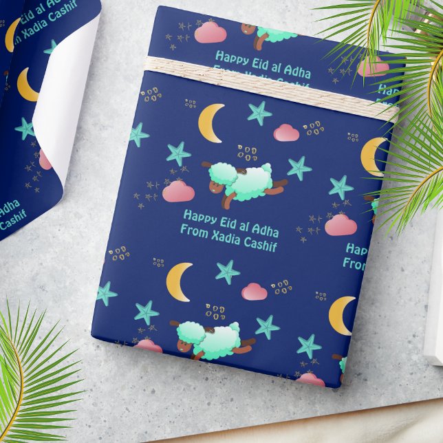 Happy  Eid al adha Sheep Wrapping Paper (Creator Uploaded)