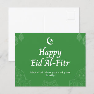 Happy Eid Al Fitr Mubarak Islamic PostCards