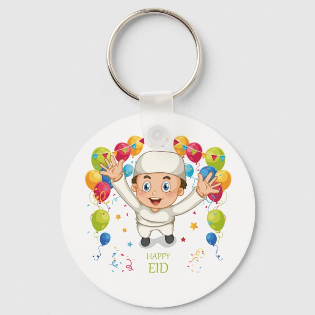 Happy Eid Key Ring (Front)