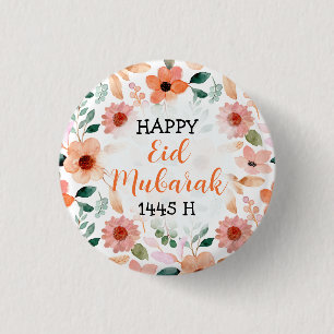 Happy Eid Mubarak 1445 H Custom 3 Cm Round Badge