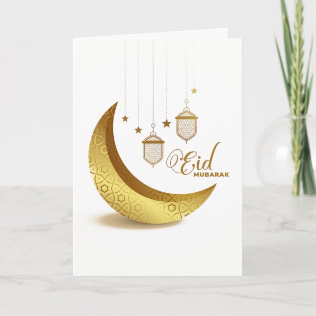 Happy Eid Mubarak  Card (Front)