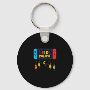 Happy Eid Murak Gaming For Muslim Gamer Kids Youth Key Ring