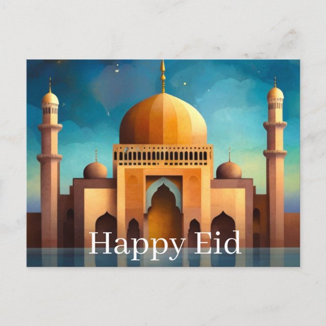 Happy Eid Postcard (Front)