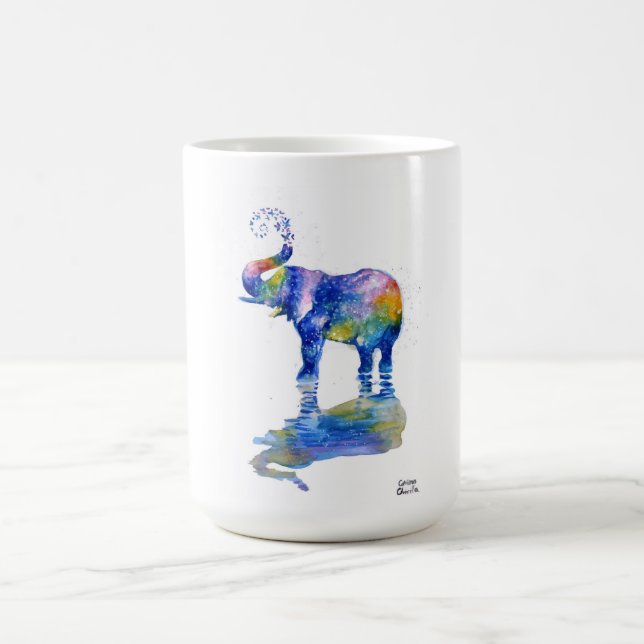 Happy elephant coffee mug (Center)