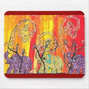 Happy Elephant Parade Mousepad
