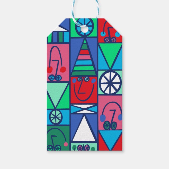 Happy Elves Gift Tags (Front)