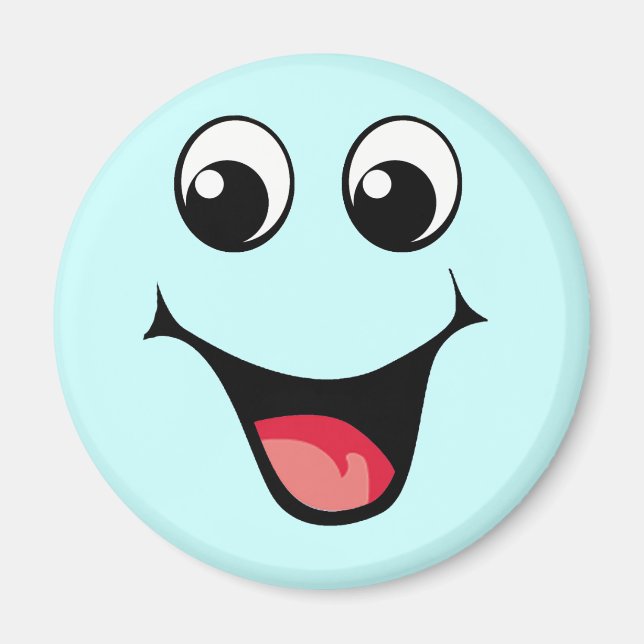 Happy Emoticon Magnet (Front)