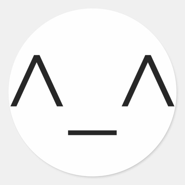 ^_^ Happy Emoticon Stickers (Front)