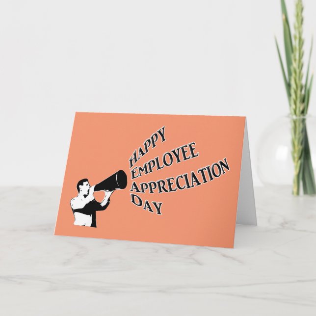 Happy Employee Appreciation Day Card (Front)