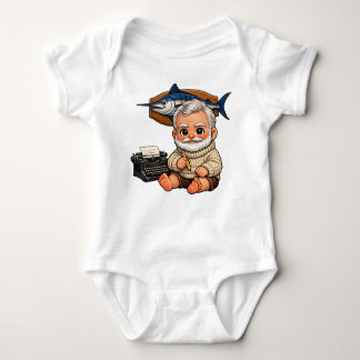 Happy Ernest Hemingway Baby Baby Bodysuit