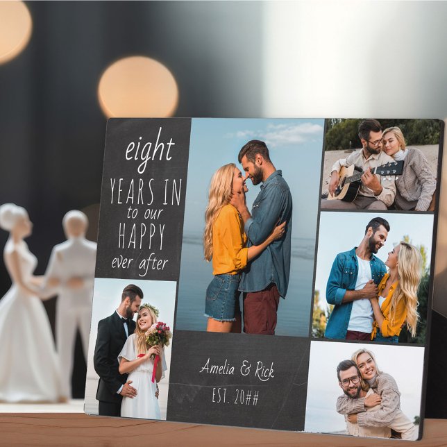 Happy Ever After Any Wedding Anniversary Photo Plaque (Creator Uploaded)