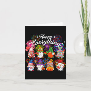 Happy everything gnomes for year every holidayHapp Card
