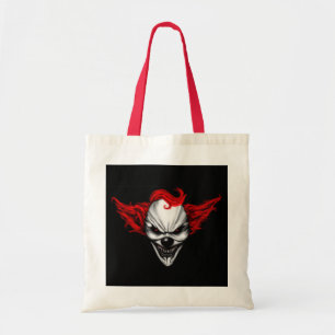Happy Evil Clown Red Hair Tote Bag