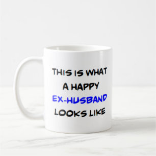 happy ex-husband coffee mug