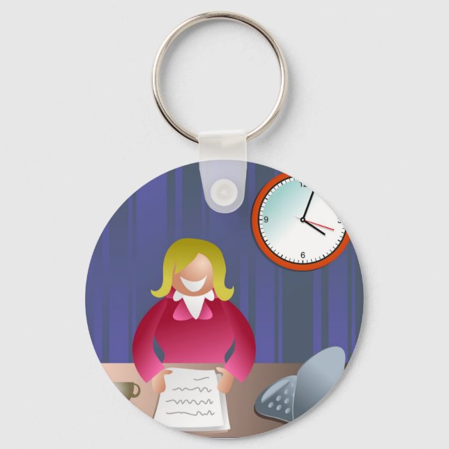 Happy Executive Key Ring (Front)