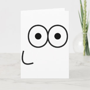 Happy Eyes and Mouth - Greeting Card
