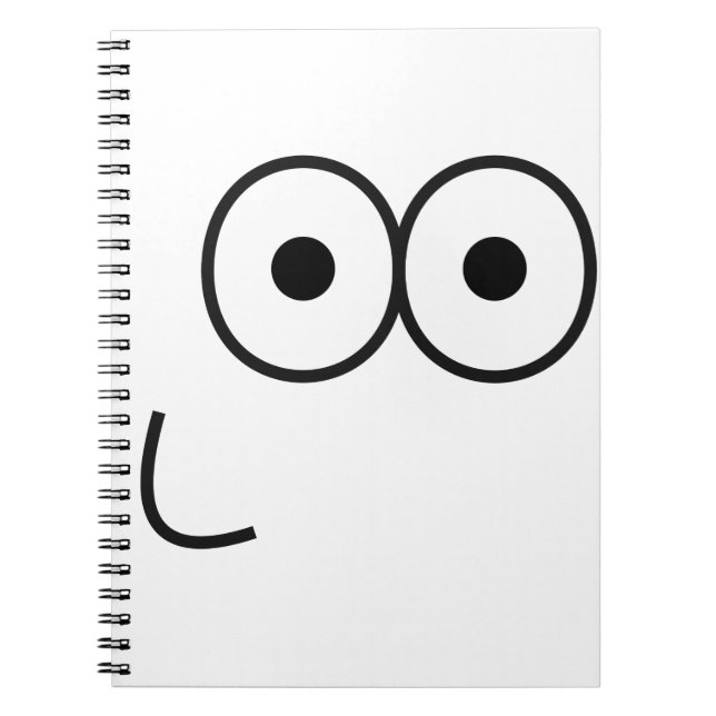 Happy Eyes and Mouth - Notebook (Front)