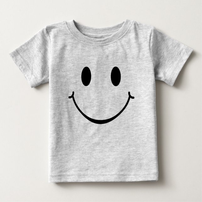 Happy Face Baby T-Shirt (Front)